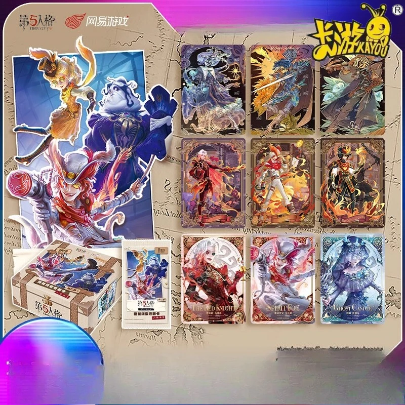 

Набор загадочных карт KAYOU Identity V, официальные коллекционные предметы со скрытыми подсказками, товары для аниме-файлов Persona, предложение со скидкой