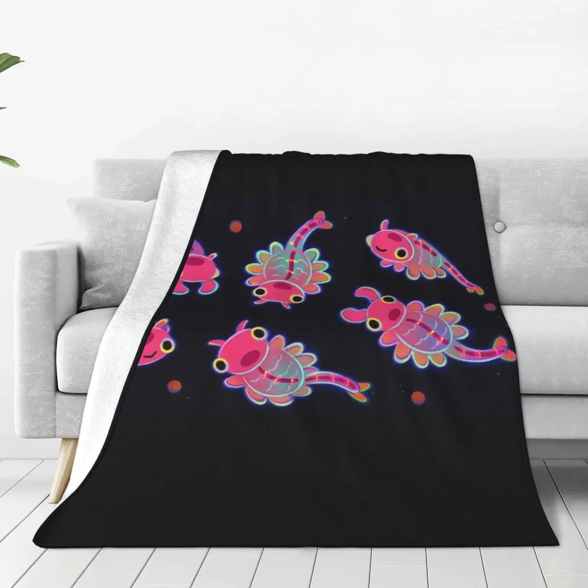 

Fairy Shrimp Blanket Fleece Super Soft Sofa Throw Blankets For Couch Bedding Office Throws Bedspread Quilt