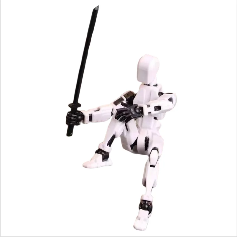 1 قطعة 13 المفاصل الشكل توضيح الدمية المنقولة دمية لتقوم بها بنفسك الجمعية لعبة ثلاثية الأبعاد مطبوعة عمل الشكل وقف الحركة الرسوم المتحركة الدمية #6