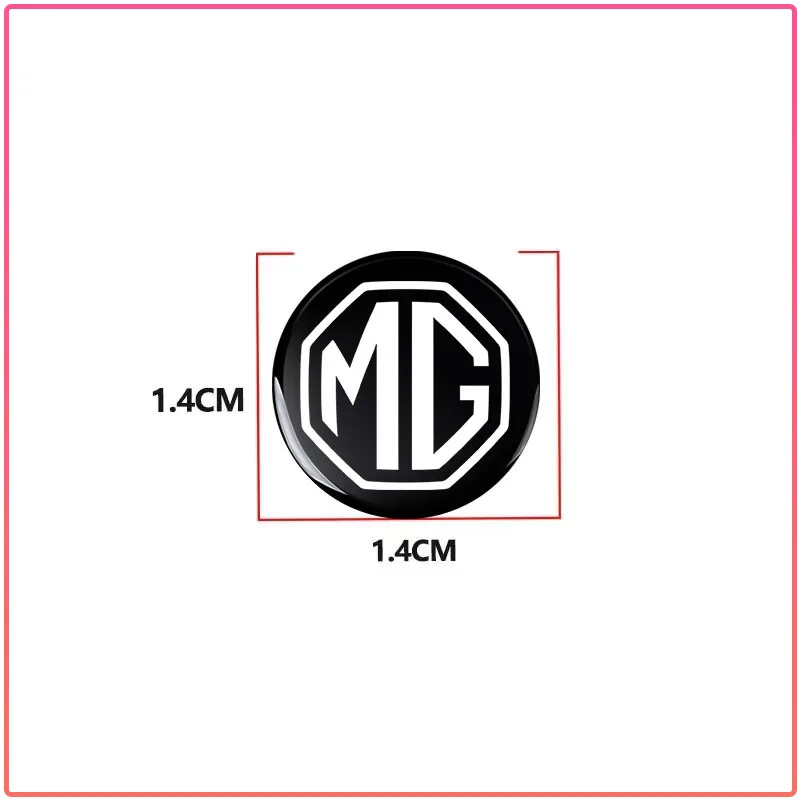 New Car Key Shell Remote Case Cover Aluminum Emblem Symbol Sticker For MG MG5 MG6 MG7 MG3 MG3SW GT Pilot HS ZS MG MARVEL Hector view 4