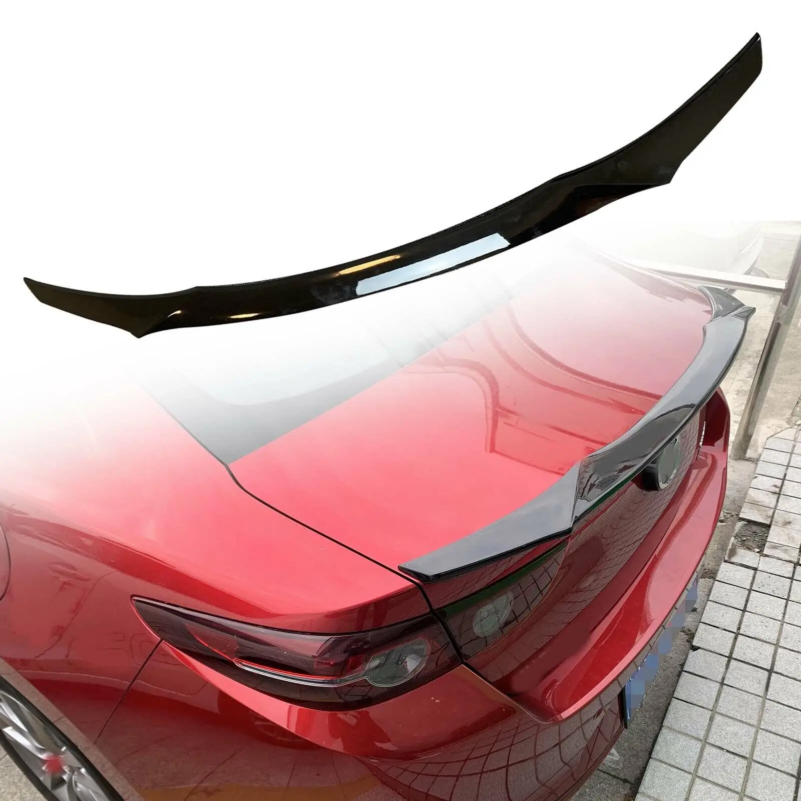 

Car Accsesories Rear Fairing Wing Automobile Trunk Lid Spoiler Tail Car Decorations Replacement Parts For Mazda3 Axela 2019-2022