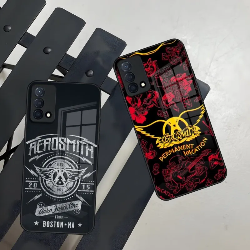 Aerosmith Rock Cool Phone Case For Oppo Find X3 X5 Pro Reno 4 7 6 A15 A54 A95 A55 A57 A93s A94 A92s Glass