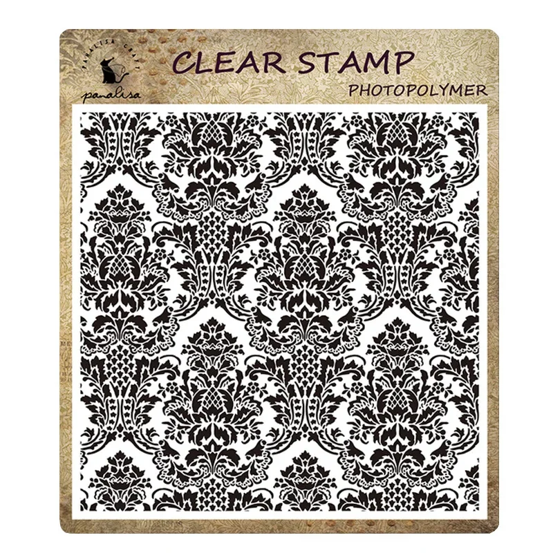 Brock Background Clear Stamp Transparent Silicone Stamp for DIY Scrapbooking Card Making Clear Silicone Rubber Stamp Craft