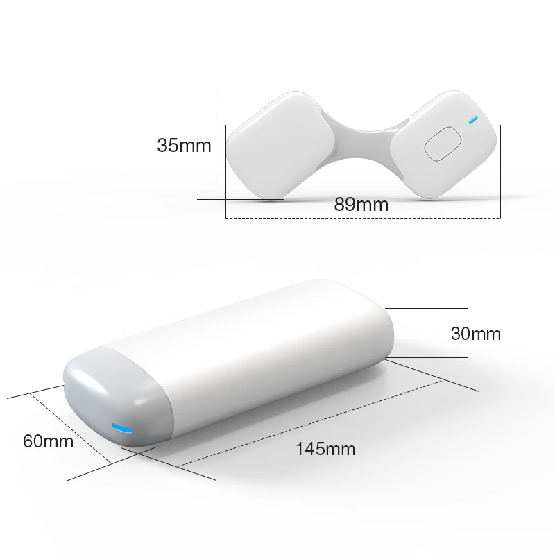 BOXYM Mobile 24H Heart Monitor Android Slim EKG Machine Portable Ecg Device Recorder Wearable Wireless Personal EKG Monitor