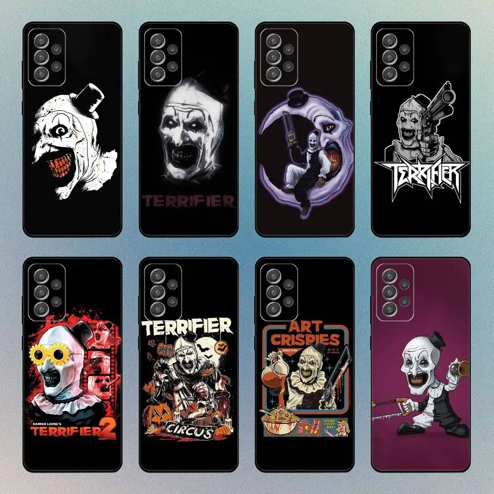 

Horror Film T-Terrifier 3 2 Phone Case For Samsung S25,S24,S21,S22,S23,S30,Ultra,S20 Black Soft Case