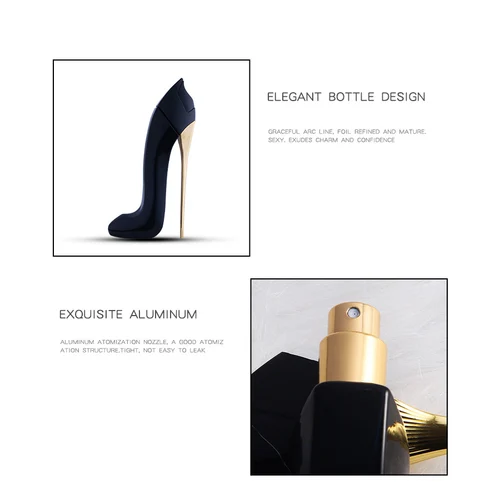 Imagen 2 del producto Perfume para mujer, botella de fragancia de flores portátil, desodorante de vidrio, fragancia de moda de larga duración para mujer, hermosa caja