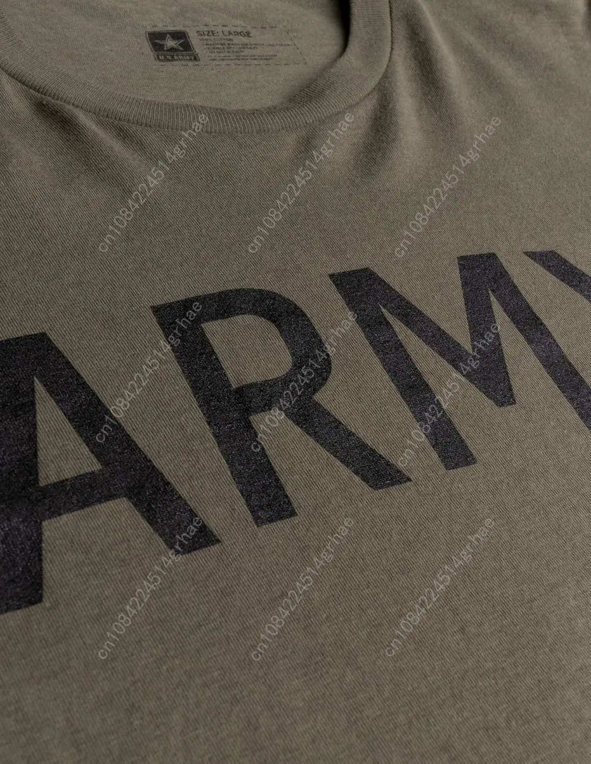 قميص بنمط الجيش PT |   تي شيرت للتدريب البدني العسكري الأمريكي