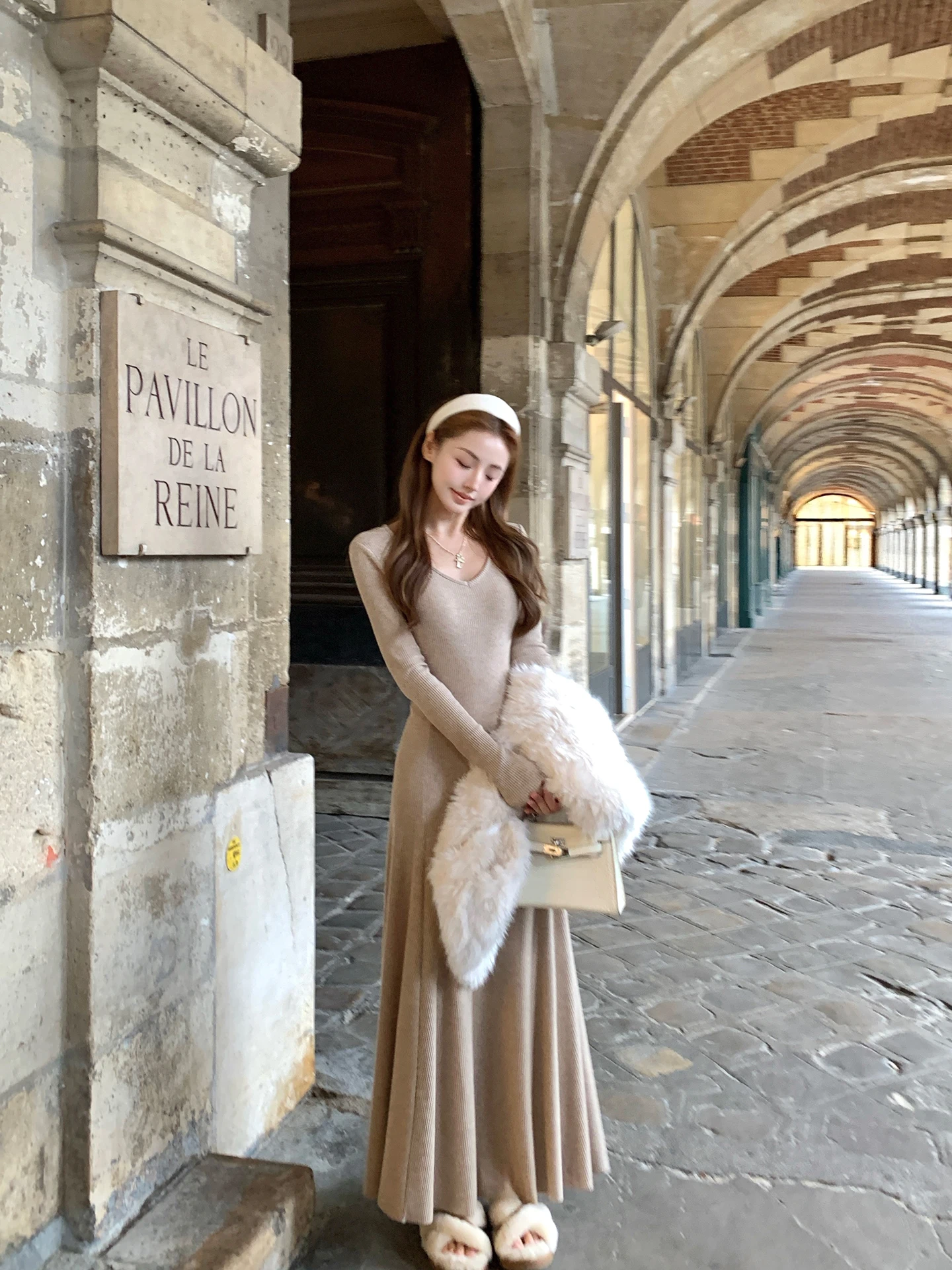 Slim Fit Knitted Dr…