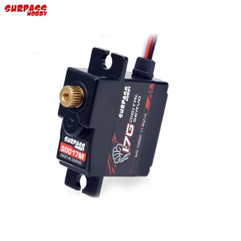 SURPASS Hobby S0017M 17g High Quality Metal Gear 1.8KG Digital Servo for RC Airplane Robot 1/18 1/16 Truck Car Boat Duct Plane