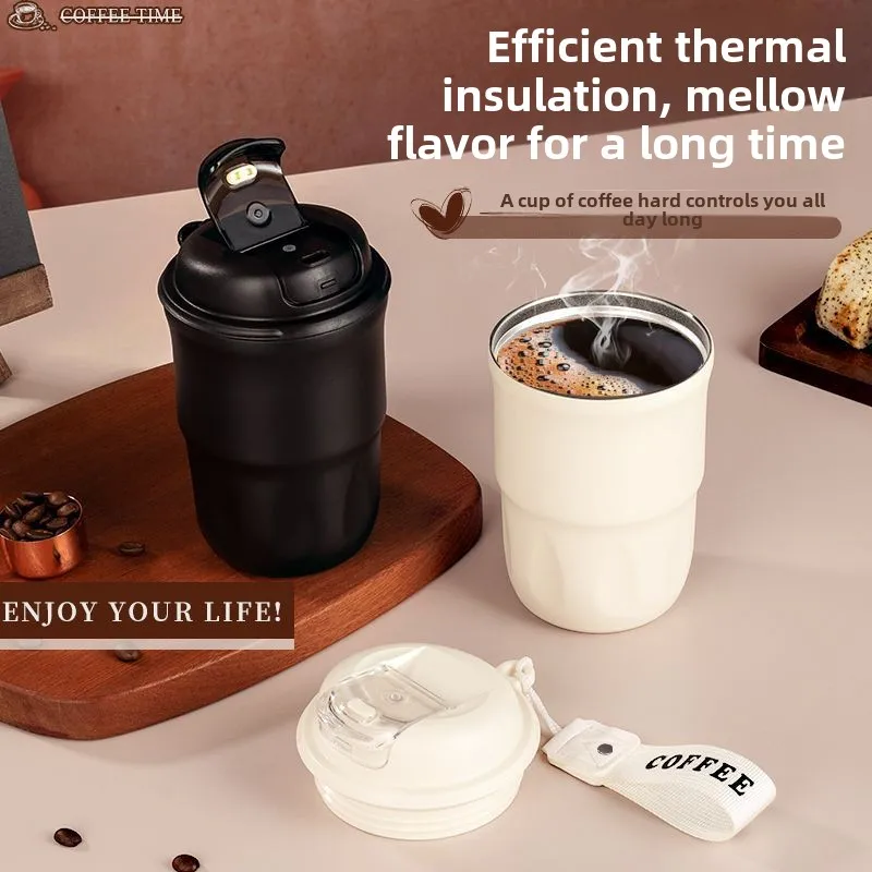 

316 Stainless Steel Vacuum Insulated Coffee Cup Water Portable Travel Mug for Car/Office Use Leak-Proof Thermos Hot Cold Bottle