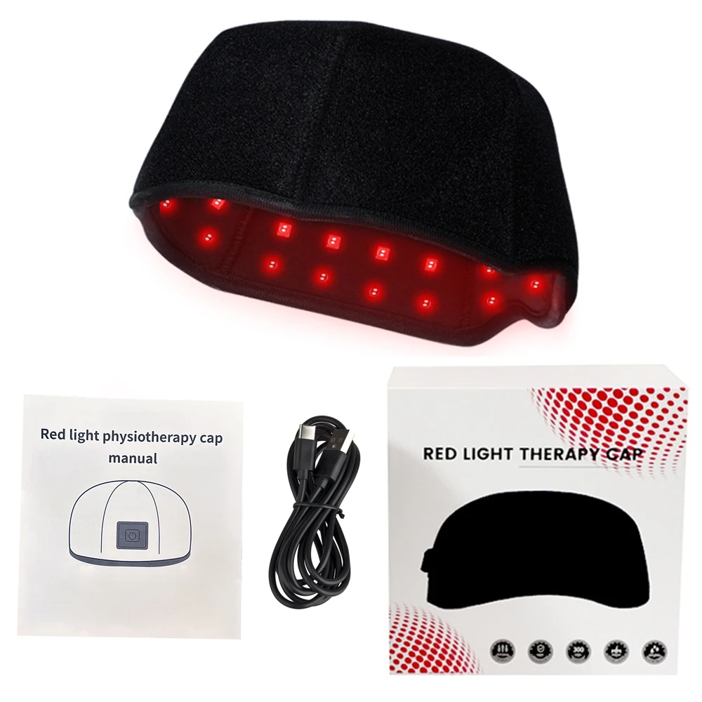 660nm 850nm Near Infrared LED Rood Licht Therapie Hoed Apparaat voor Haargroei Cap Voorkomt Haaruitval Hoofd Ontspanning Verlichting Hoofdhuid