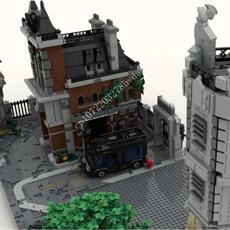 11216PCS Arkham Asylum MOC Kreative street view Modell Bausteine Architektur DIY Bildung Montage Modell Spielzeug Kinder Alter