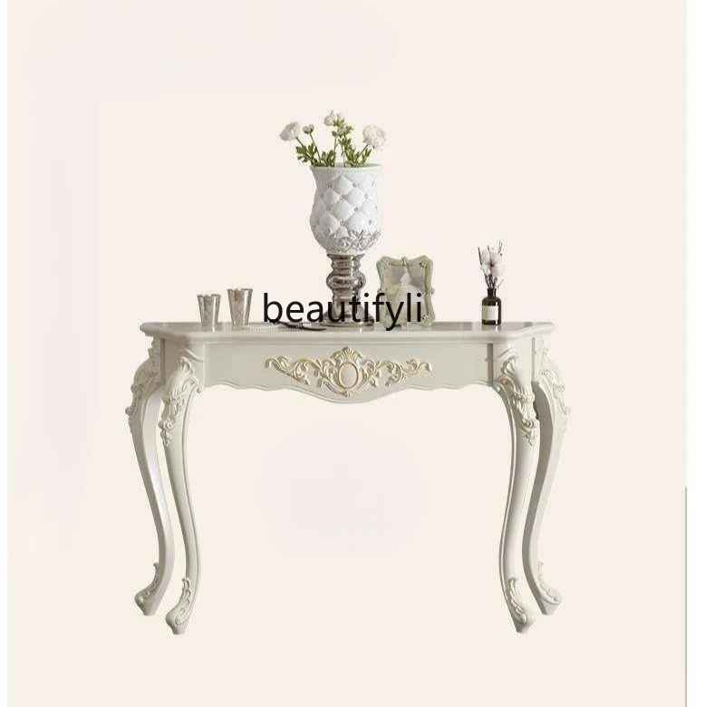 

European entrance table Entrance table against the wall table Semicircular entrance Decorative foyer cabinet