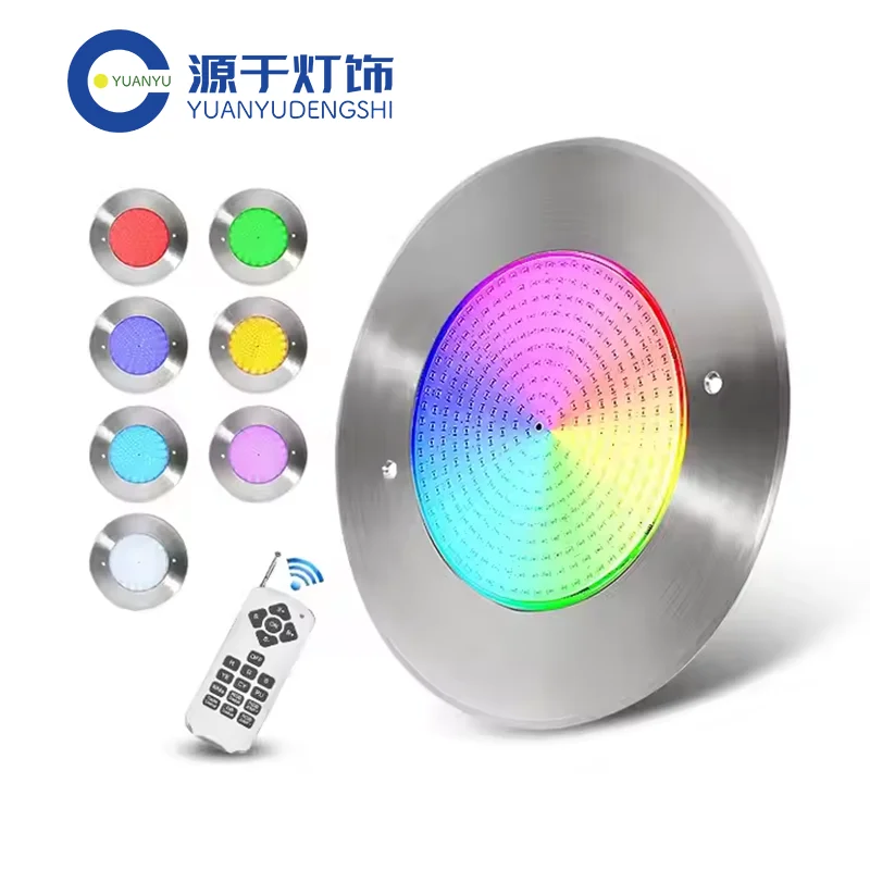 316SS 12V Ultra Slim 7.5mm Wall Mounted Ip68 6W 12W 18W 25W 35W Underwater Lamp Led Underwater Lights for Swimming Pool