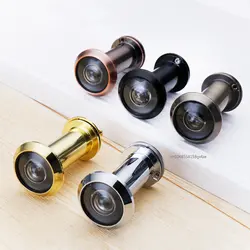 220 Degree Door Viewer HD glass lens Wide Angle Peephole Security Hidden Door Adjustable Glass Lens For Furniture Hardware Tools