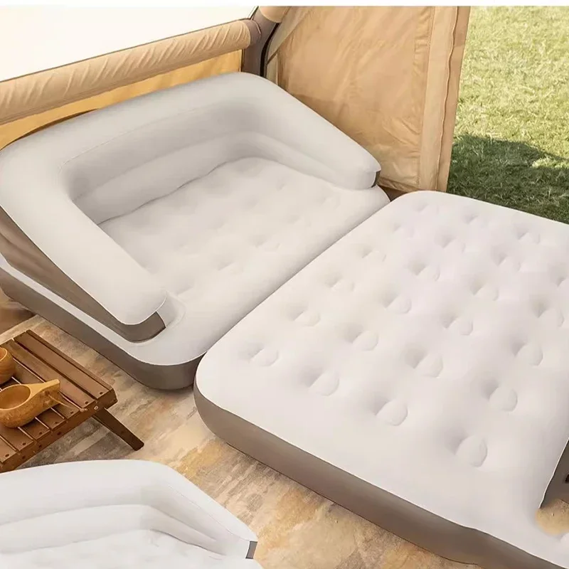 Portátil Camping cama beliche, cápsula moderna, cama inflável beleza, espaço economizando viagem, seguro Letto Matrimoniale, móveis na moda