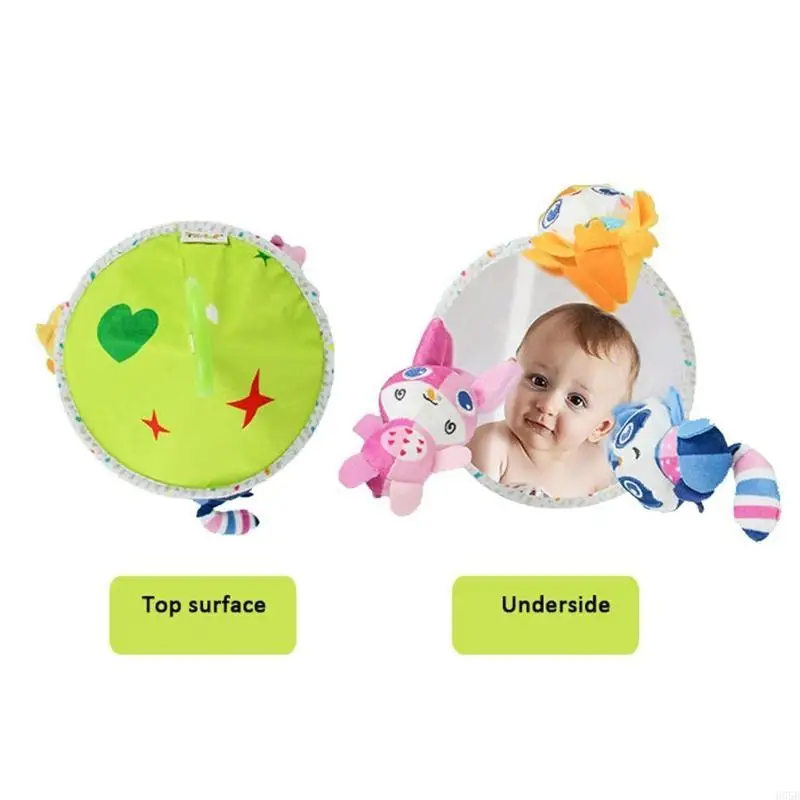 H55B carrinho bebê Baby Rattle Toy Huschair Wind Pram pendente berço pendurado na cama campainha desenho para