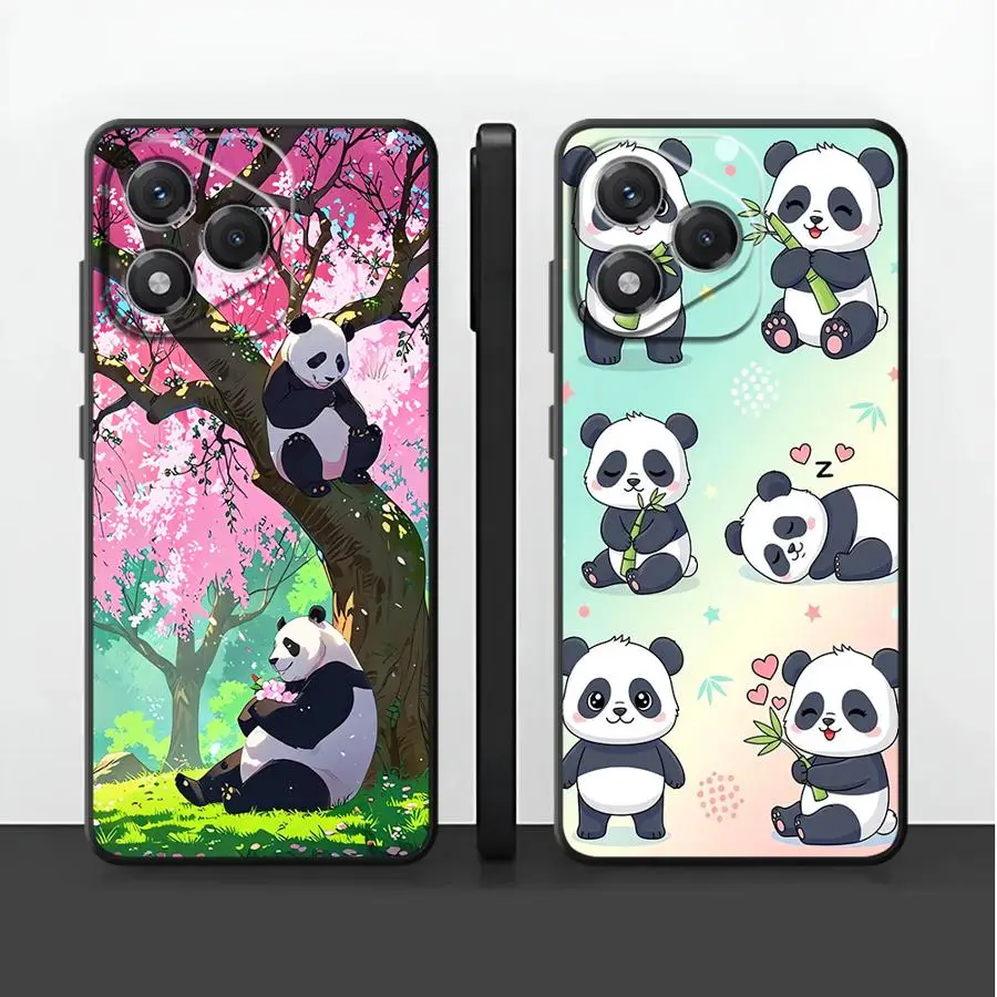 Funda Phone Cover Case for Huawei P30 P20 Pro P20 P40 Lite P20 Lite 2018 P Smart 2019 Cartoon Cute Panda