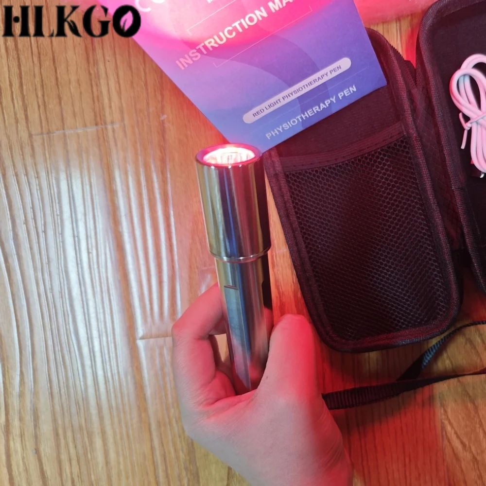 Professional LLLT Cold Laser Device, 660nm 680nm Red Blue Light for Effective Physiotherapy and Pain Relief (Human & Pets)