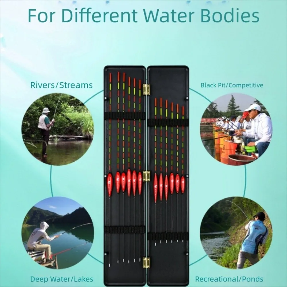 

12PCS Plastic Big Fishing Floats Indicator Slip Drift Tube Fish Float High Sensitivity Buoy Strike Bobbers Fishing Supplies