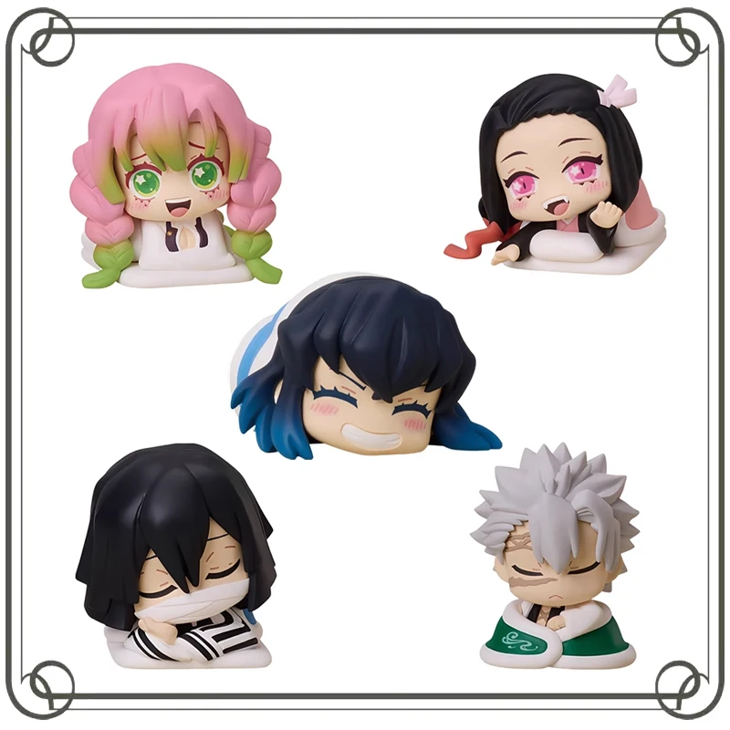 

Demon Slayer Gashapon Sleep Style Kamado Nezuko Hashibira Inosuke Collectible Toy Anime Model Action Figures Model Kids Toy