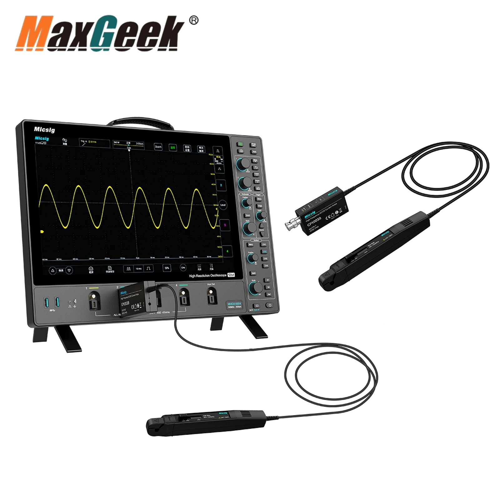 Maxgeek Micsig High Frequency CP503B AC/DC Current Probes 50MHz 5A/30A