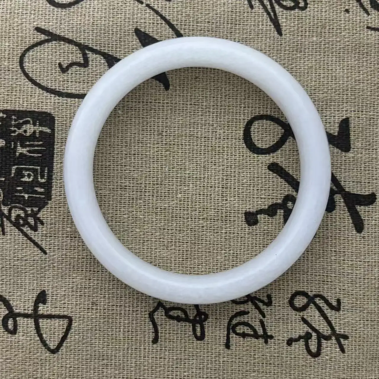 

Натуральный афганский белый нефритовый браслет для женщин, круглый, в ретро-стиле