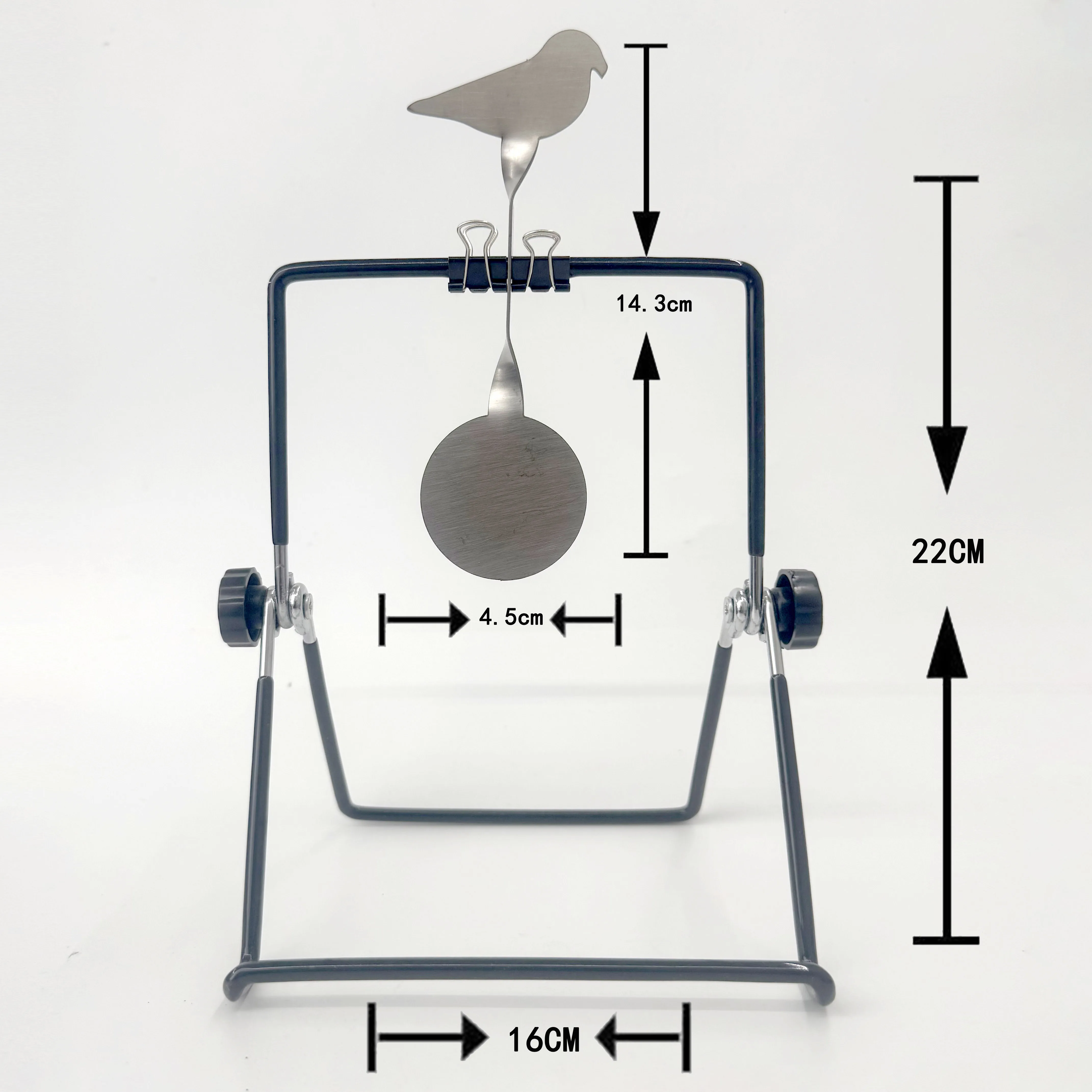 360 °   회전식 타겟 두꺼운 금속 자동 리셋 훈련용 타겟 실내 및 실외 에어소프트/소프트 총알 사격 액세서리