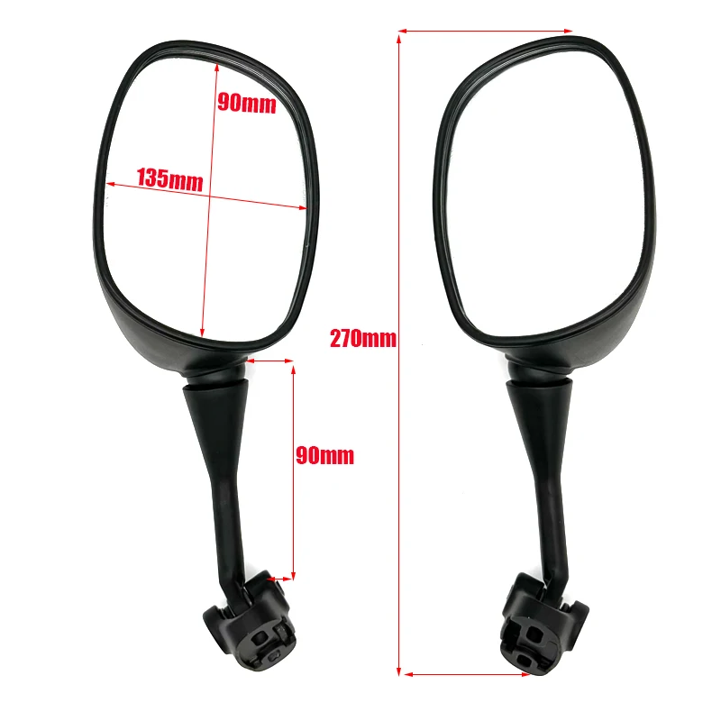 Motorcycle Rearview Mirror Back Side Mirrors For Motorbike Sportbike HONDA CBR600 CBR600RR CBR1000 CBR1000RR SUZUKI GSXR600