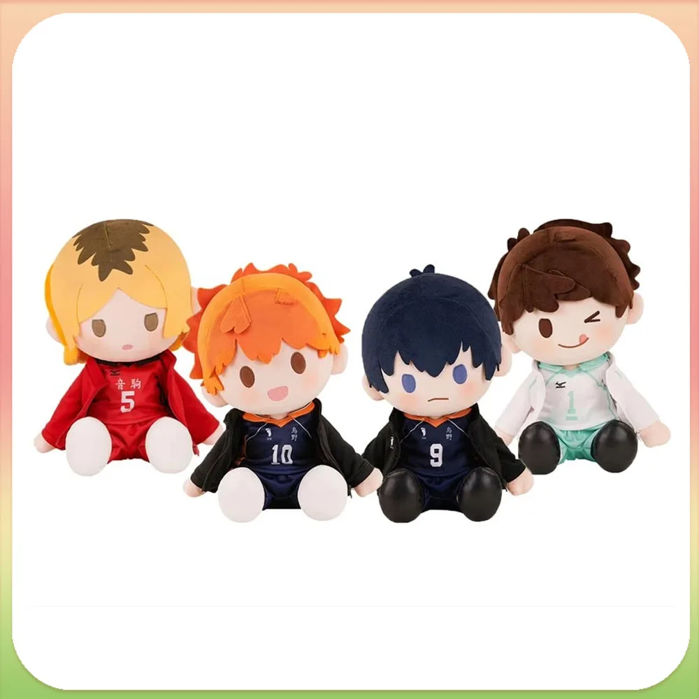 Bandai Namco Potepotte Haikyu Sitting Plush Doll Figurine Cute Decoration Children Toy Birthday Gift 2024 New Co-Branded Releas