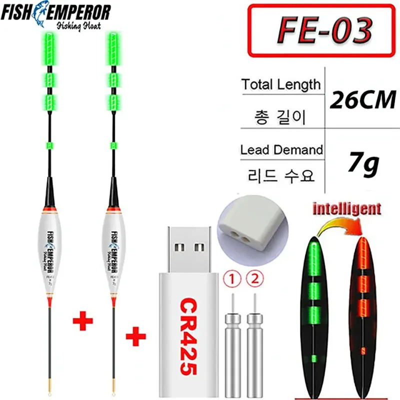 Intelligentes elektronisches Angel-Set für den Sommer: 5g/7g/8g/9g Bissmelder mit Farbwechsel und CR425-Ladegerät
