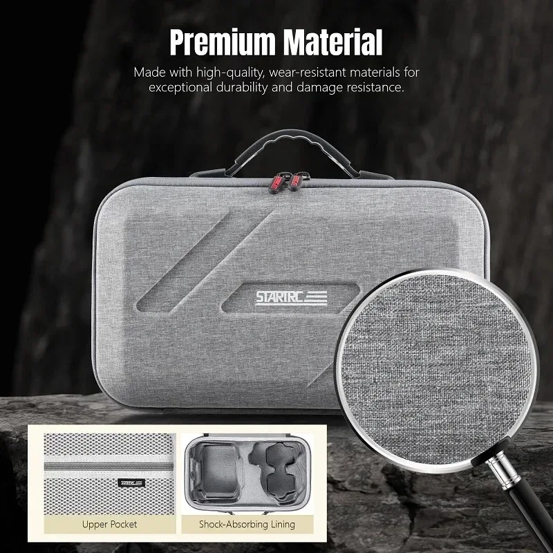 

Heavy Duty EVA Carrying Case for DJI Osmo 360 Waterproof Shockproof Dustproof Compact Travel Storage Bag STARTRC