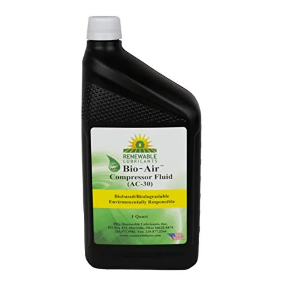 

Bio-Air Compressor AC-30 Fluid Oil, 1 qt Bottle Yellow 84201