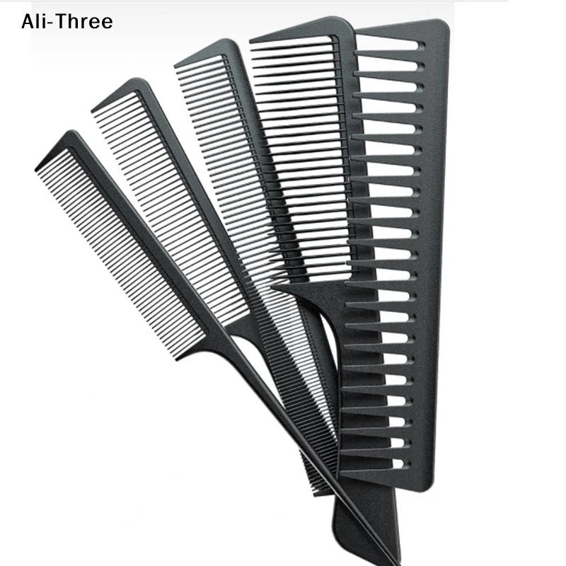 1Pcs Black Curly Round Roll Hair Brush Nylon Professional Comb Salon Barber Hairbrush Hairdressing Styling Tool Edge Control
