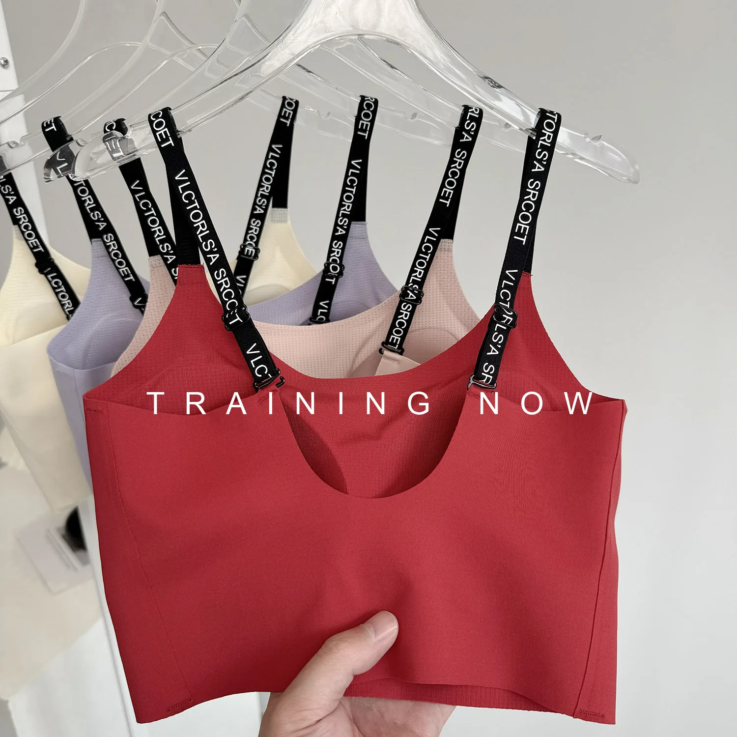 

Спортивное нижнее белье с красивой спиной, женское летнее нижнее белье для пилатеса с тонкими бретелями, бюстгальтер для фитнеса, жилет, одежда для йоги, топ на подтяжках