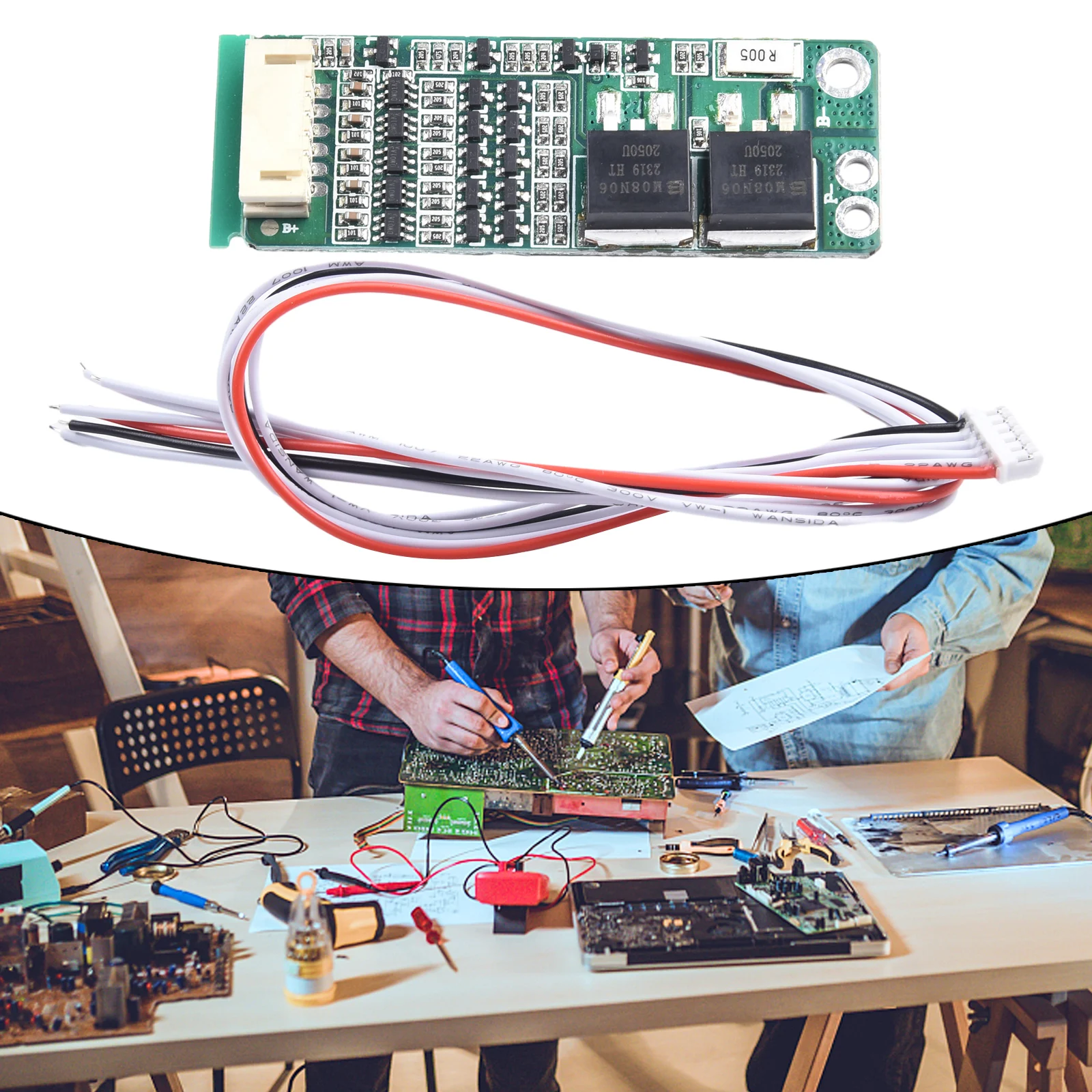 

5S 15A 21 V Защитная плата для зарядки литий-ионной батареи, защита от перегрузки по току, автоматическое восстановление