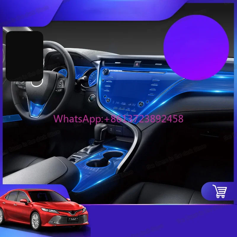 

TPU Car Interior GPS Navigation Screen Anti-scratch Film Gear Protective Sticker for Toyota Camry 5th Dashboard