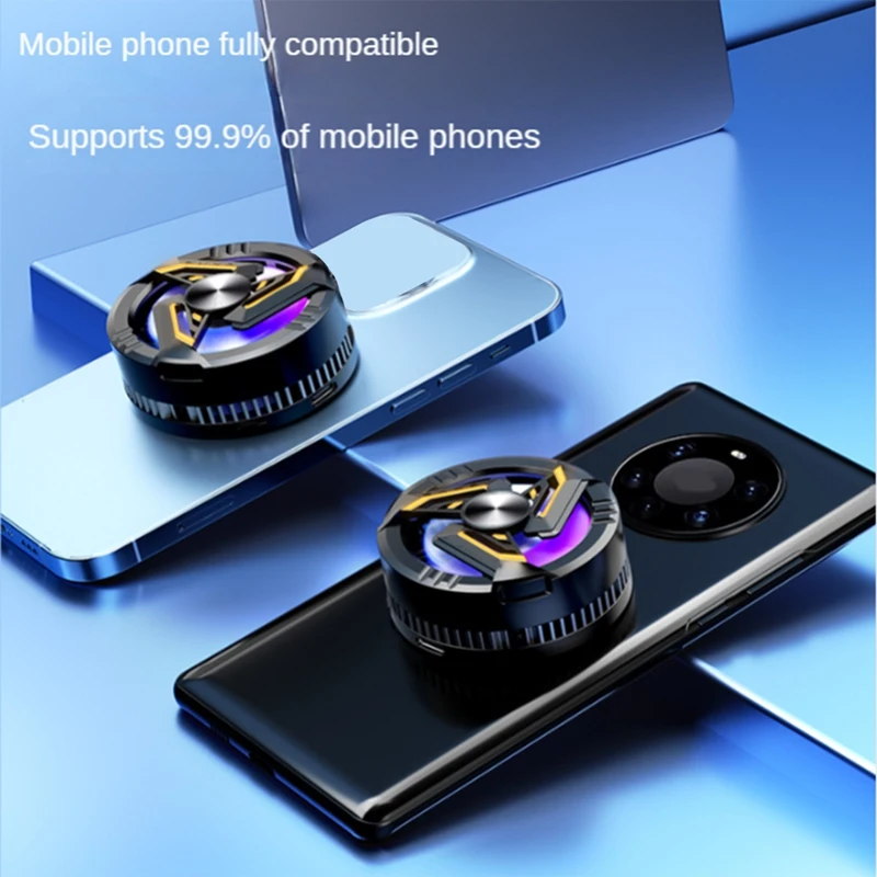 Cell Phone Cooler Two Gears Adjustable Semiconductor Cooling Cell Phone Cooling Artifact Speed Cold 60 X 60 X 30Mm