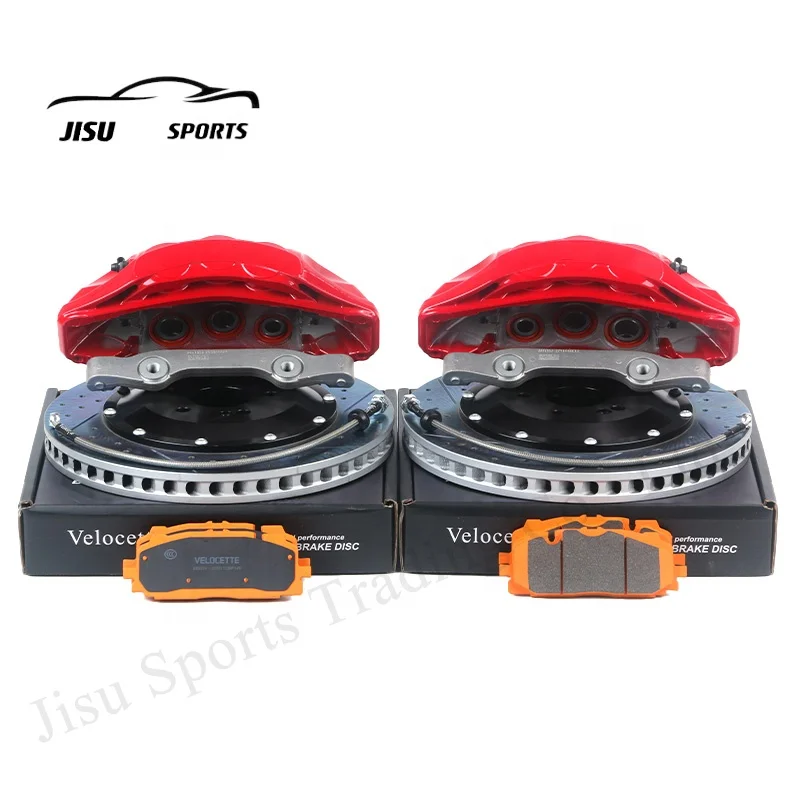 

High-Tech Automotive Brake Disc Caliper Custom 6 Pot Disc Rotors Kit 18 Inch for Toyota Camry Benz AMG GT Audi Q5
