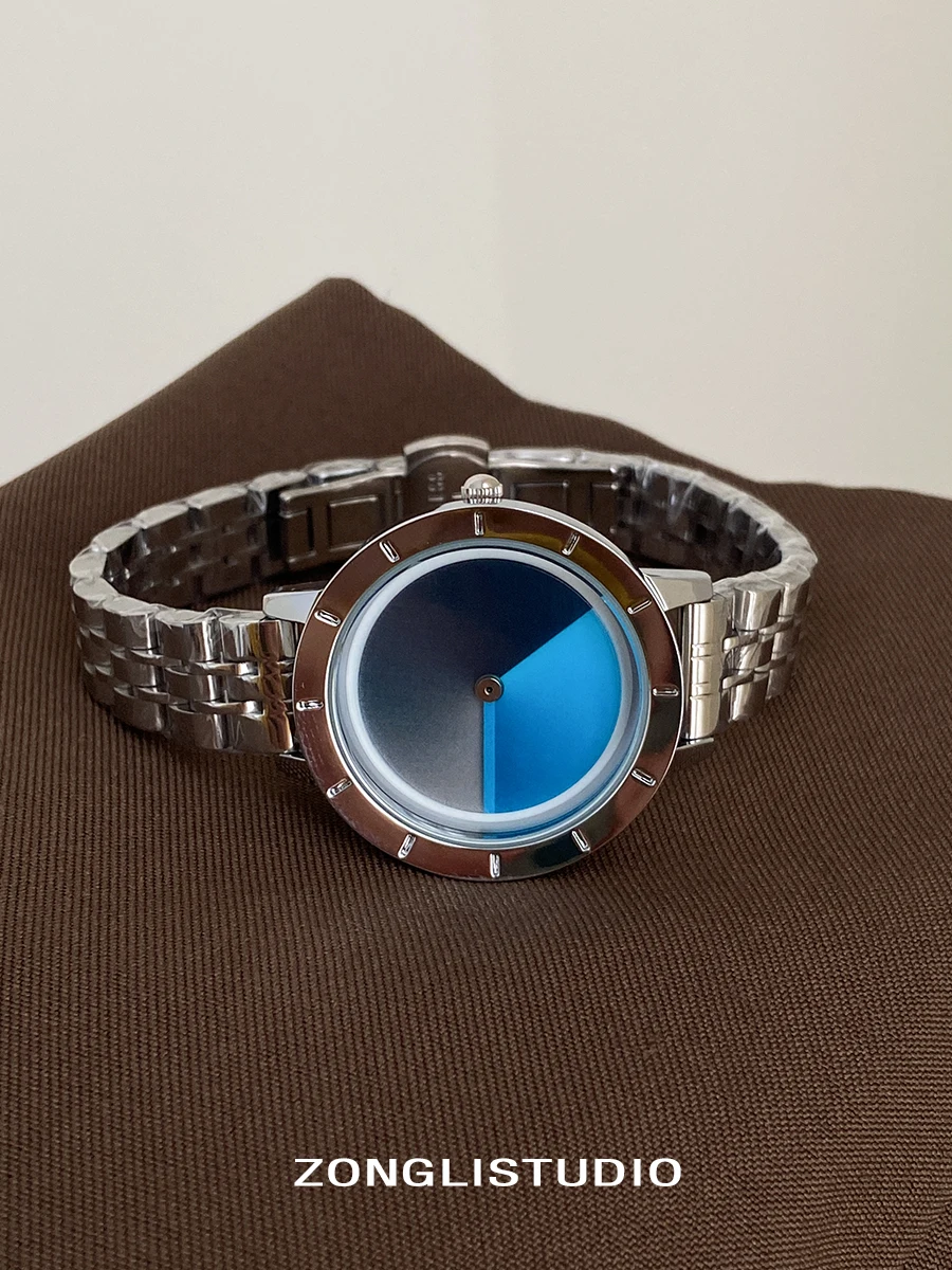 Легкие роскошные часы премиум-класса, женские литературные стальные ремешки для отдыха, водонепроницаемые кварцевые часы с ветром