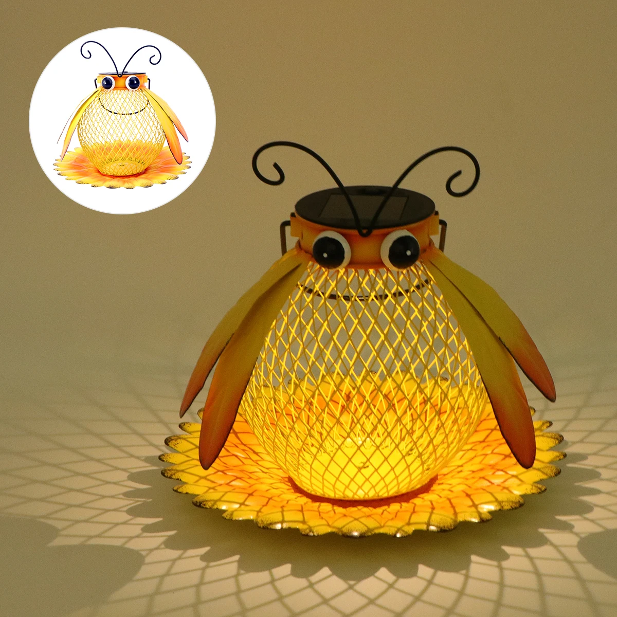 

Solar Light LED Lamp for Outdoor Yard Garden Villa Decoration Waterproof Long Lighting Time Elegant Appearance Warm Atmosphere