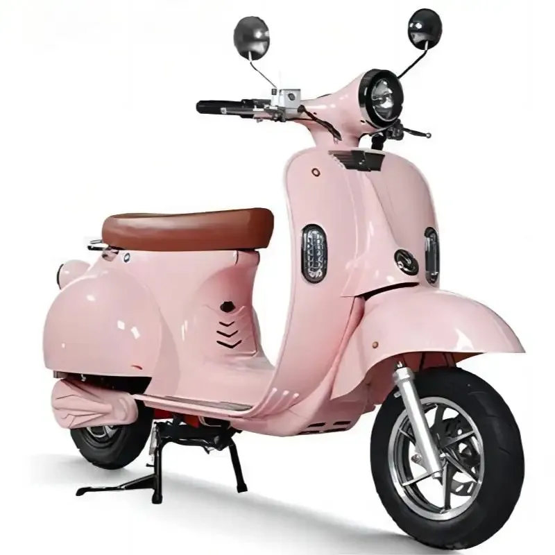 Hot selling Classic Vespa Electric E Motorcycle Scooter electric bicycle Roman Holiday 72V20A li-battery