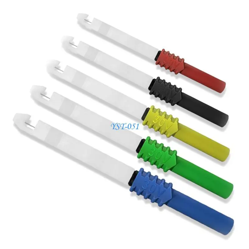 E15A 5 قطعة مسبار متعدد 4 مللي متر قابس الموز موصلات إبر ثقب غير مدمرة