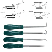 New 4Pcs 135mm Car Auto Vehicle Oil Seal Screwdrivers Set O-Ring Seal Gasket Puller Remover Pick Hooks Repair Tools for Car 3