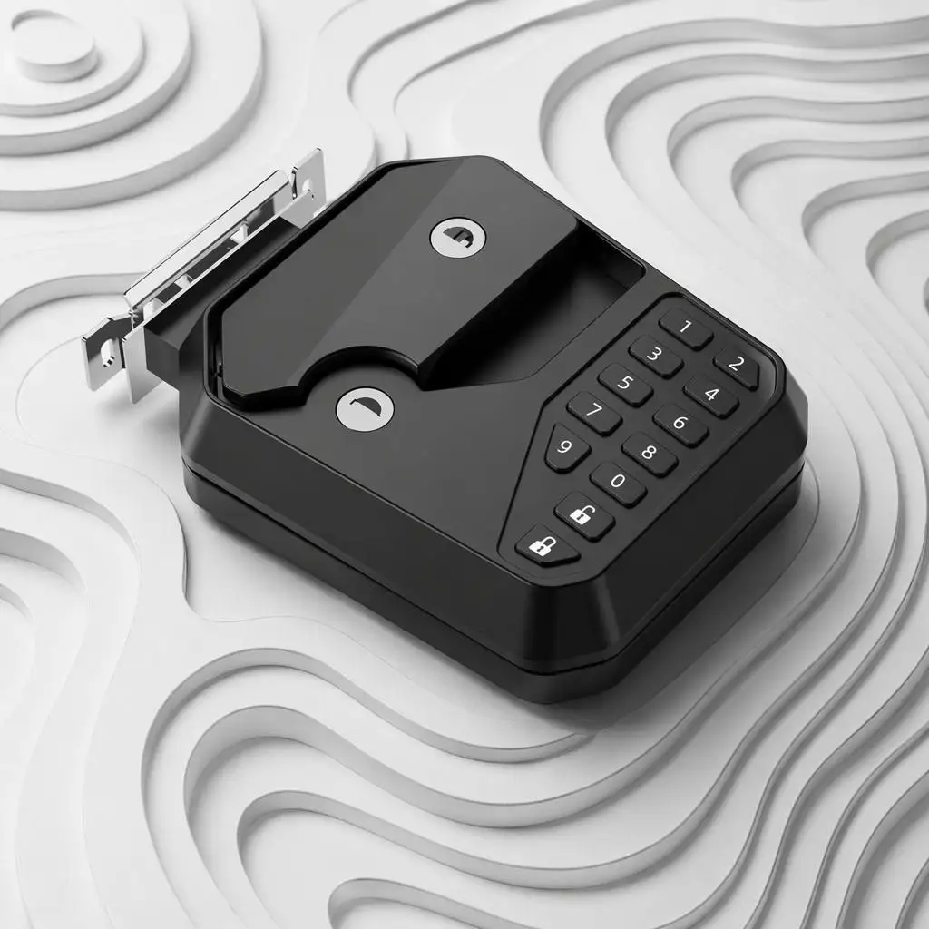 IP65 Waterproof Steel Door Lock Keyless Entry Smart Digital Password Remote Control Memory Card For RV Camper Travel Trailer