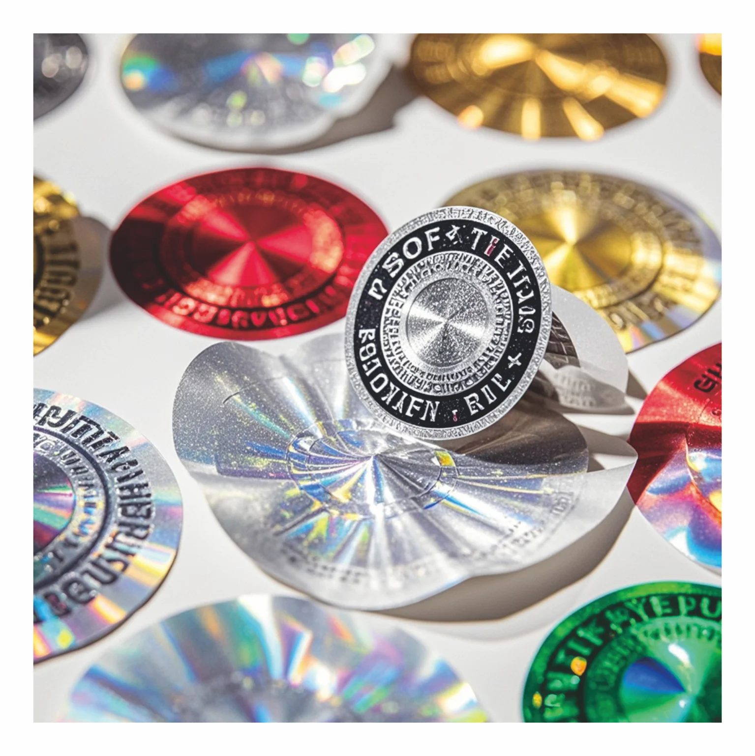 Hot Selling Security Label With Laser Printing Glass Label Printing With CE Certificate