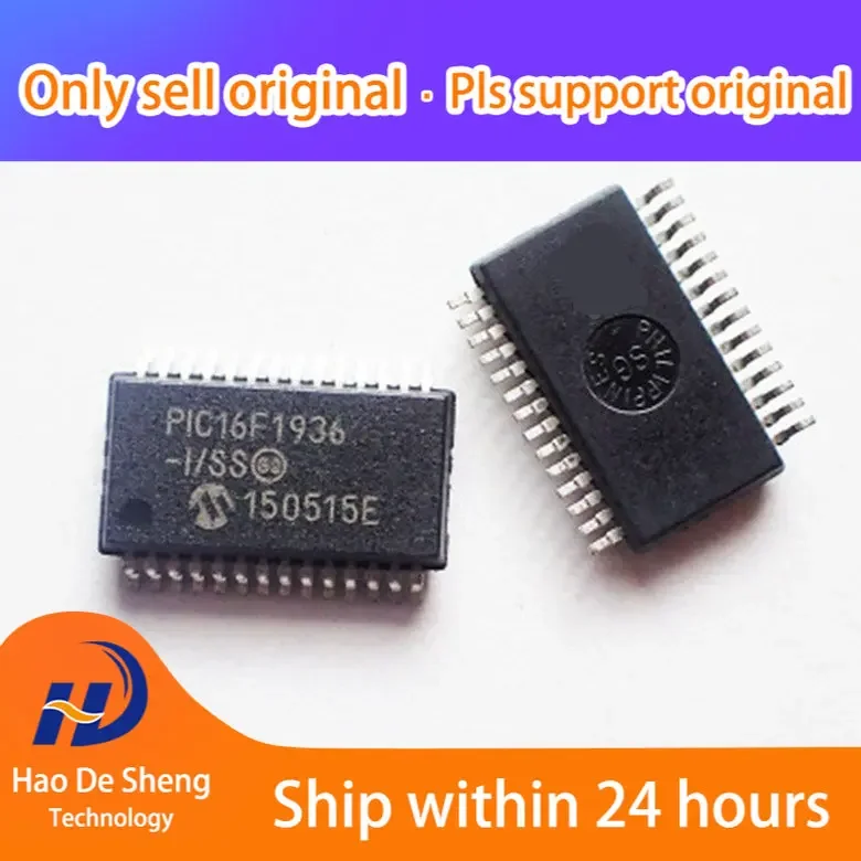 10PCS/LOT  PIC16F1936-I/SS  PIC16F1936-I SSOP-28  New Original In Stock