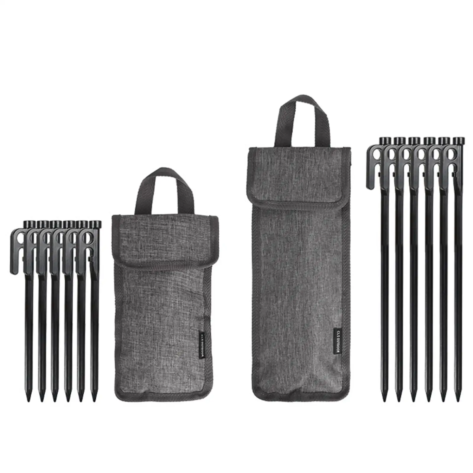 Ground Nail Storage Pouch, Tent Accessories Ultralight Tent Stakes Storage Bag Tent Pegs Pouch for Tent Garden Picnic Travel