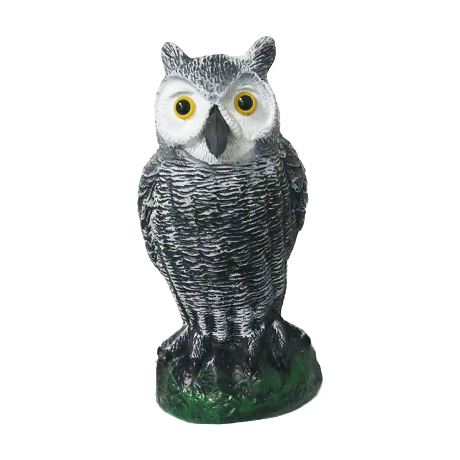 Owls to Frighten Birds Owl Decoy Scare Squirrels for Rooftops Garden Trees