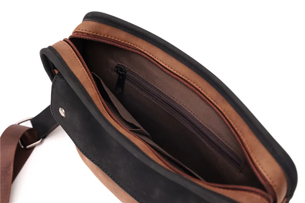 Vintage Herren-Umhängetaschen Luxus Rechteckige Schultertasche für Männer Weiche Leder-Umhängetasche Modische Messenger-Taschen Herren Bolsos – Detail 20